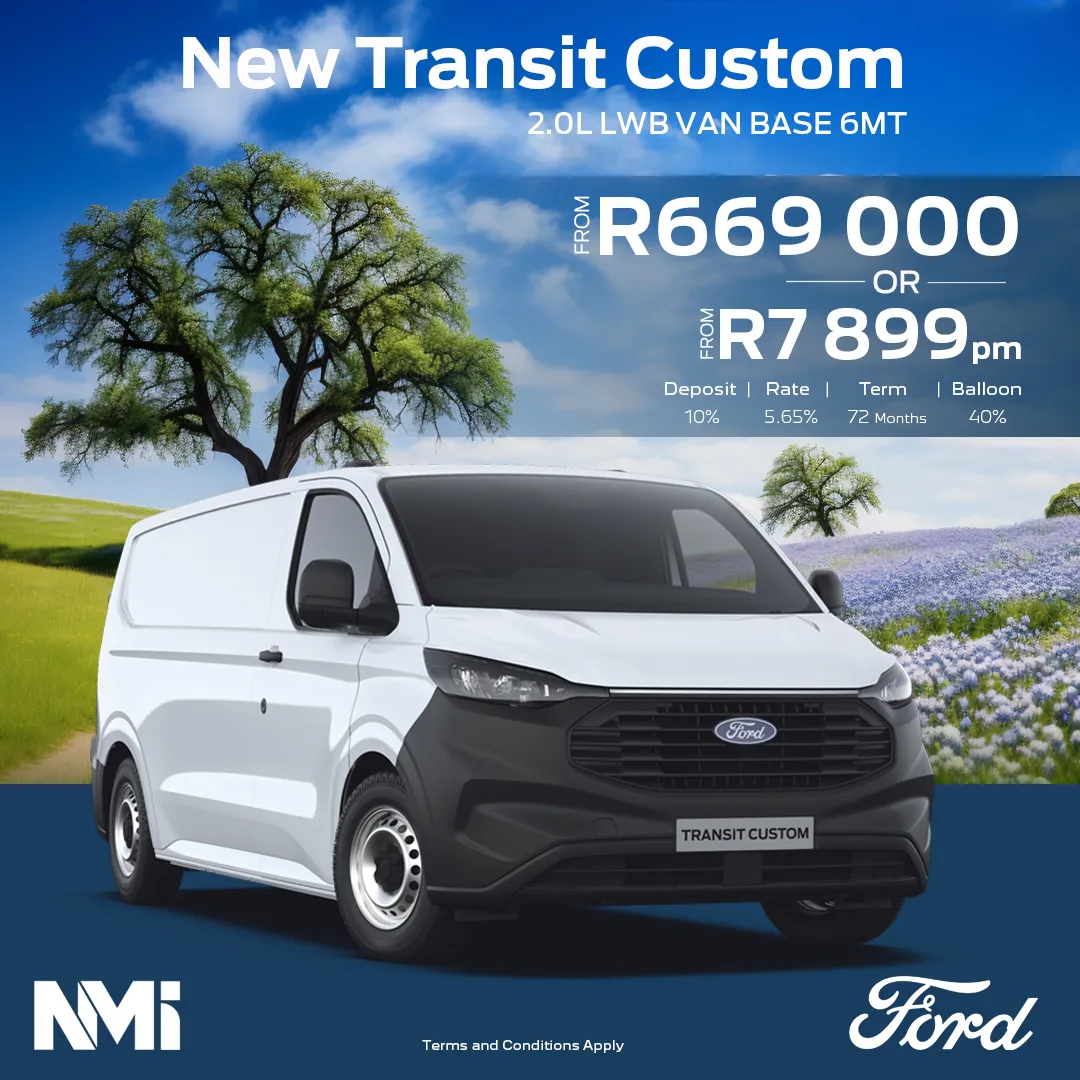Work Smarter – New Ford Transit Custom 2.0L LWB Van Base 6MT